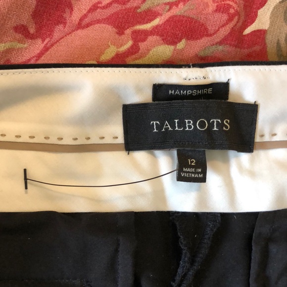 TALBOTS Size 12 Stretchy 
Straight Leg Dress Casual Classic 4-Pocket $119 NEW - Picture 8 of 16